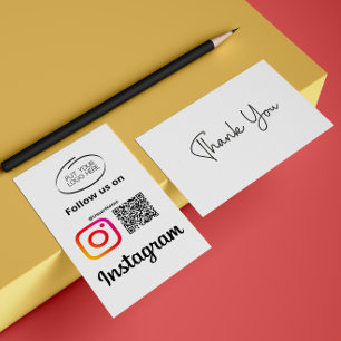 Instagram folgen Sie uns Qr Code Vielen Dank