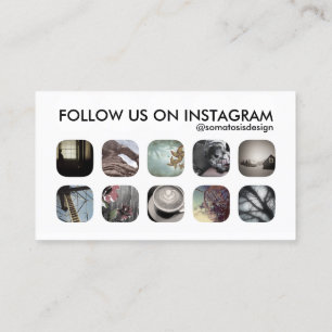 Instagram-Follower Visitenkarte