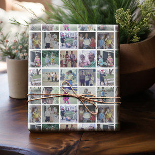 Instagram Foto Collage - 16 Ihrer Lieblingsfotos Geschenkpapier