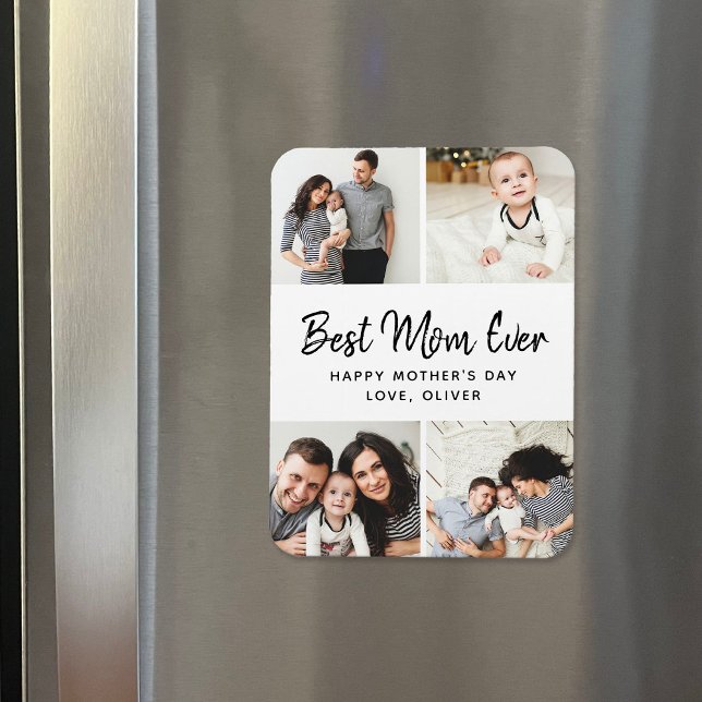 Instagram Foto Collage Muttertagsgeschenk Magnet (Von Creator hochgeladen)