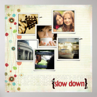 Instagram-Foto-Collage Poster