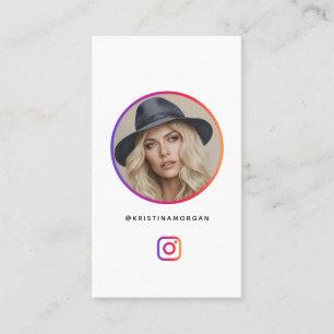 Instagram Foto Grid folgen Profile Social Media Visitenkarte
