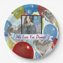 Instagram Foto-personalisierter kundenspezifischer Pappteller