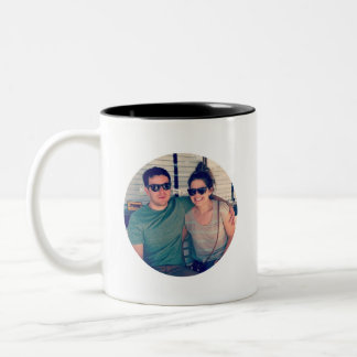 Instagram Foto-Schablonen-Kreis-Tasse Zweifarbige Tasse