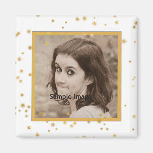 Instagram Foto stellen Ihre eigenen Goldsterne Magnet