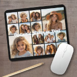 Instagram-FotoCollage - Bis zu 14 Fotos schwarz Mousepad<br><div class="desc">Ein Design mit einem farbenfrohen Hintergrund. Nutzen Sie bis zu vierzehn quadratische Foto,  um ein einzigartiges und persönliches Geschenk zu kreieren. Wenn Sie die Bilder anpassen müssen,  klicken Sie auf das Werkzeug anpassen,  um Änderungen vorzunehmen.</div>