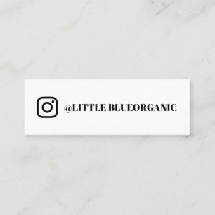 Instagram-Geschäftskarten Ihr Instagram-Name Mini Visitenkarte