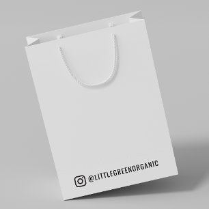 Instagram-Geschenktaschen Ihr Name Kleine Geschenktüte