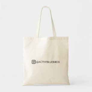 Instagram-Handle Social Media Style Design Tragetasche