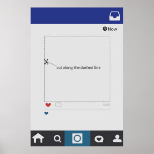 Instagram-Hochzeits-Photobooth-Rahmen-Requisite Poster