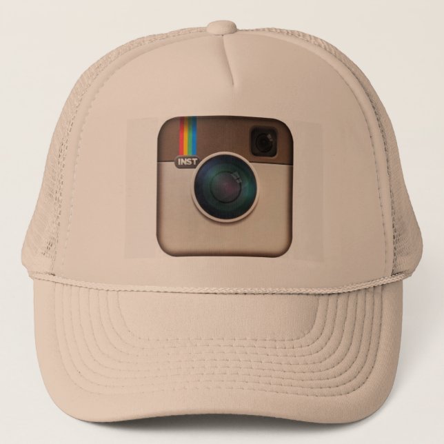Instagram Hut Truckerkappe (Vorderseite)