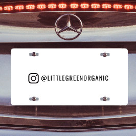 Instagram-Lizenzplatte | Ihr Instagram US Nummernschild