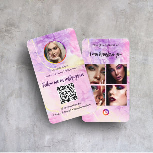Instagram Make-up-Stylist Social-Media-Influencer Visitenkarte