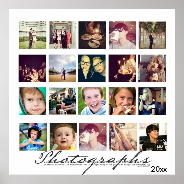 Instagram-Plakate Poster (Vorne)