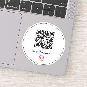 Instagram-QR-Code benutzerdefiniert INSTAGRAM Sozi Aufkleber