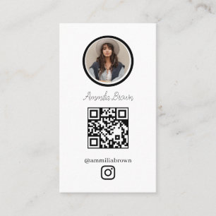 Instagram QR Social Media Follower-Link Visitenkarte