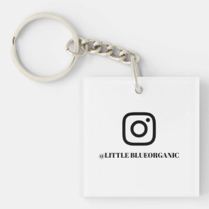 Instagram-Schlüsselanhänger Ihr Instagram-Name-I Schlüsselanhänger