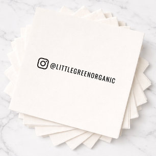 Instagram Servietten Ihre Insta Name Papier Serv