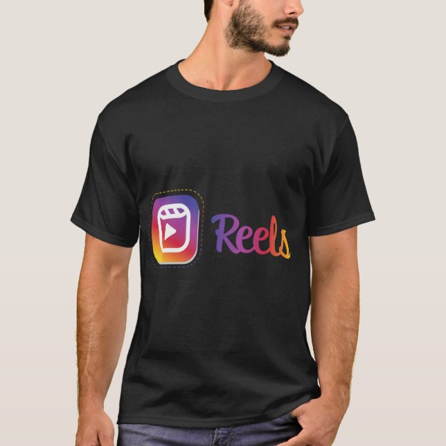Instagram-Spulen retro retro T-Shirt (Vorderseite)