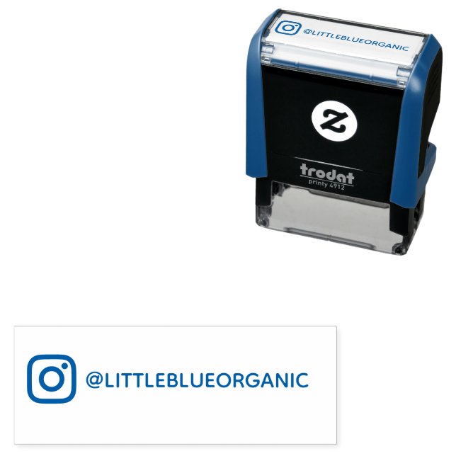 Instagram Stempel | Ihr Instagram Name (Beispiel)