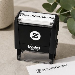 Instagram Stempel Ihr Instagram Name Gummistempe