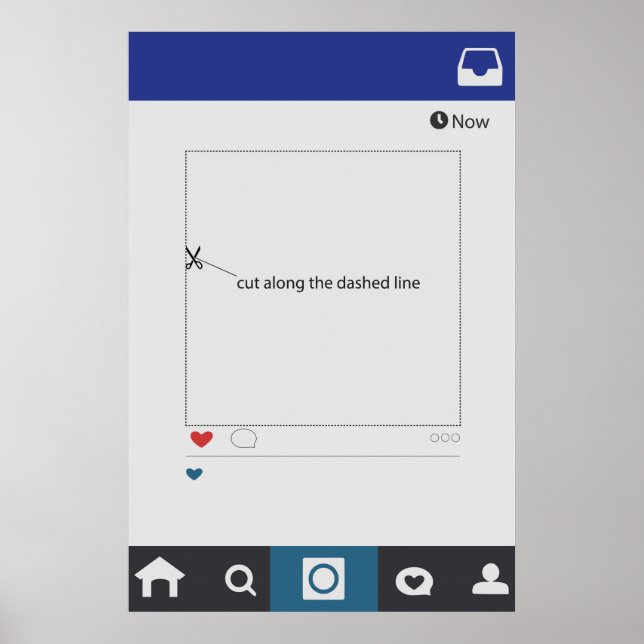 Instagram-Style-Hochzeits-Photobooth-Rahmen-Requis Poster (Vorne)