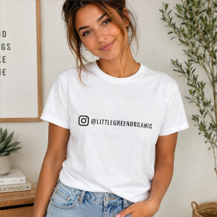 Instagram T-Shirts   IG Handle Business T-Shirts