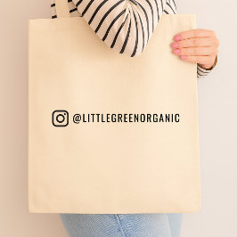 Instagram Tote Bag | Ihr Instagram Name-Paket Tragetasche