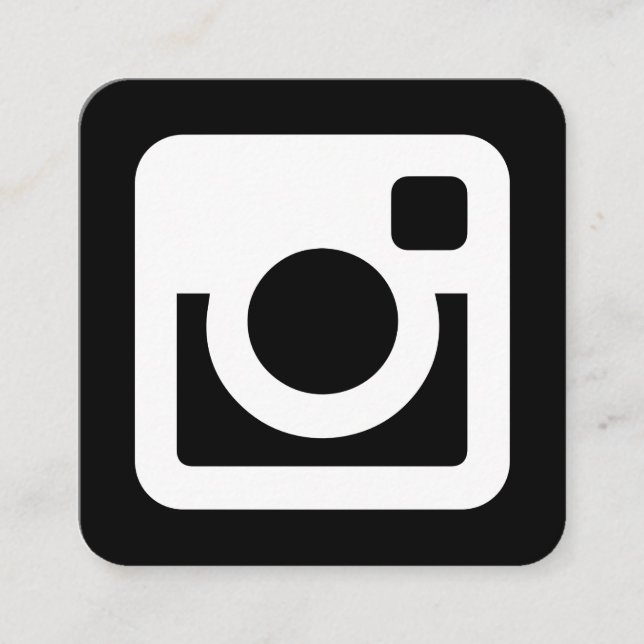 Instagram-Werbung Quadratische Visitenkarte (Vorderseite)