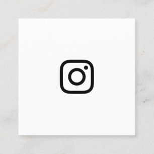 Instagram-Werbung Quadratische Visitenkarte
