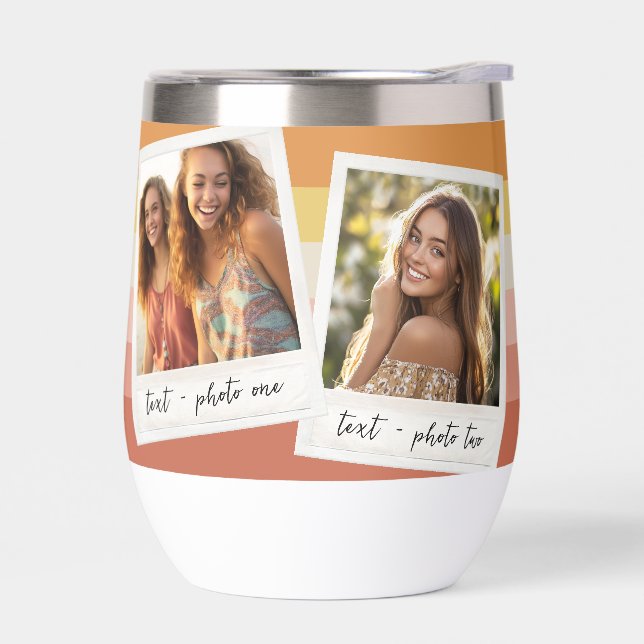 Instagramm 2 Fotomaterial Farbige KorallenStreifen (Links)