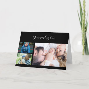 Instagramm 3 Foto neue Babyankunft Karte