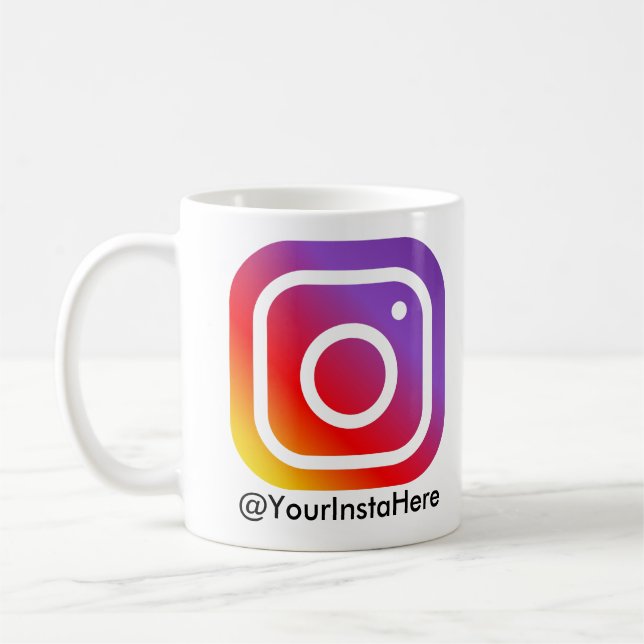 Instagramm Business Social Media modern minimal Kaffeetasse (Links)
