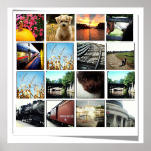 Instagramm-Foto-Poster Poster