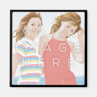 Instagramm Foto Square Image Magnet