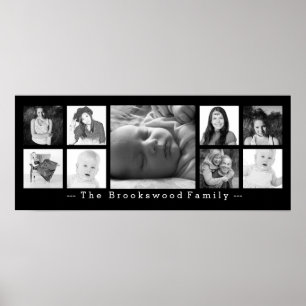 Instagramm-FotoCollage 9 Fotos mit benutzerdefinie Poster