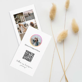 Instagramm QR Code 7 Foto Social Media Visitenkarte