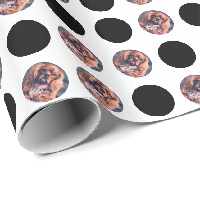 Instagramm Welpenverpackungspapier Geschenkpapier (Rolleneckpunkt)