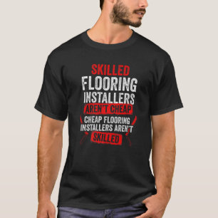 Installation des Fußbodeninstallationsinstallator T-Shirt