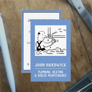 Installations-, Heizungs- und Boiler-Wartung. Klem Visitenkarte