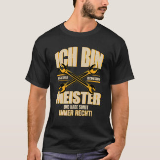 Installator Meister Radiator rechts T-Shirt
