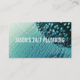 Instandhaltung des Klempners Faucet Water Handyman Visitenkarte
