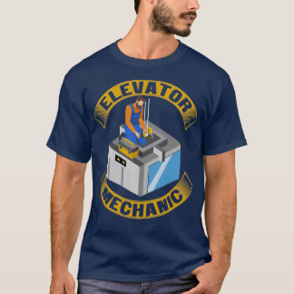 Instandhaltung von Aufzügen Mechanische Konstrukti T-Shirt