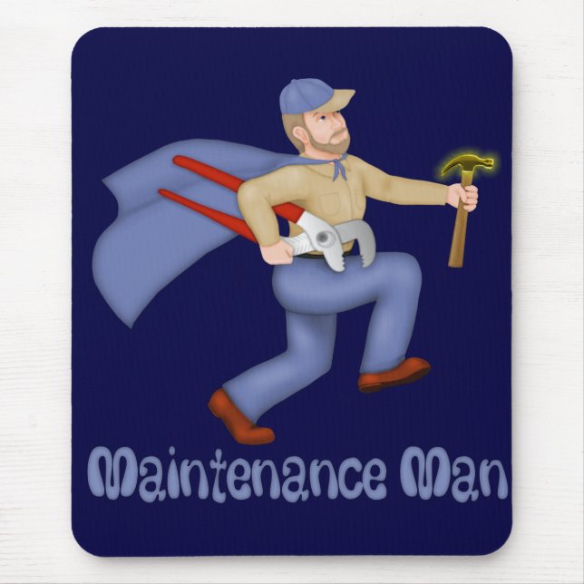 Instandhaltungsmann Mousepad (Vorne)