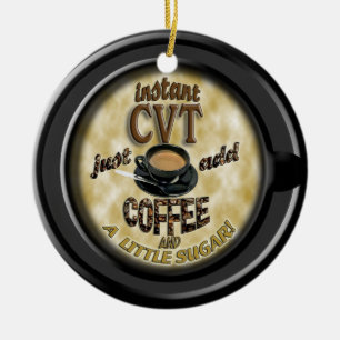 INSTANT CVT ADD KAFFEE CHRISTMAS ORNANATION KERAMIKORNAMENT