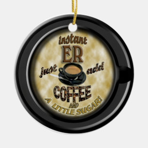 INSTANT ER FÜGT KAFFEE-CHRISTMAS ORNAMENT NOTZ HIN
