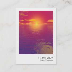 Instant Foto 034 - Sunrise Sunset Visitenkarte