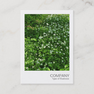 Instant Foto 072 - Blume aus Holz Visitenkarte
