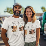 Instant Foto Joint Abschluss T-Shirt<br><div class="desc">Feiern Sie Ihren Abschluss stilvoll mit unseren personalisierten Abschluss T - Shirt! Diese einmaligen T-Shirts sind mit den Namen und der Uni/Schule beider Absolventen versehen, was sie zu einem perfekten Memto für Sie und Ihren Absolventen macht. Lassen Sie sich von der Masse abheben und zeigen Sie mit unseren maßgeschneiderten T...</div>