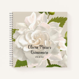 Instant Foto Message Quinceañera Gästebuch Notizbuch